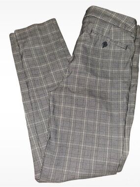 Carolina Belle Montreal Women’s Gray Glen Plaid Straight Leg Pant